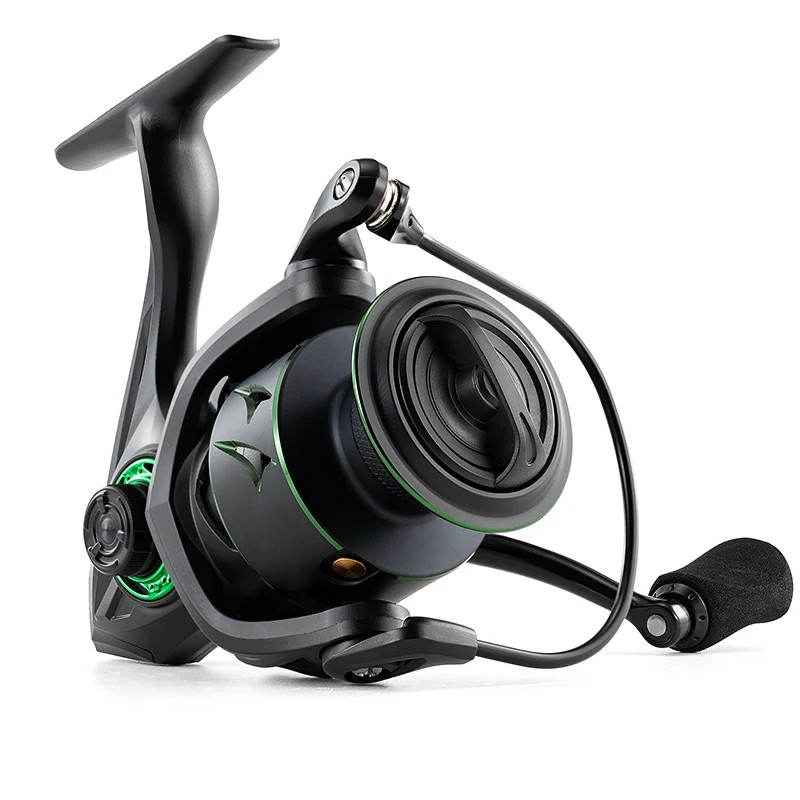 Rooblinos RF Left-handed Spinning Reel 5.2:1 Gear Ratio Nylon BodySpool