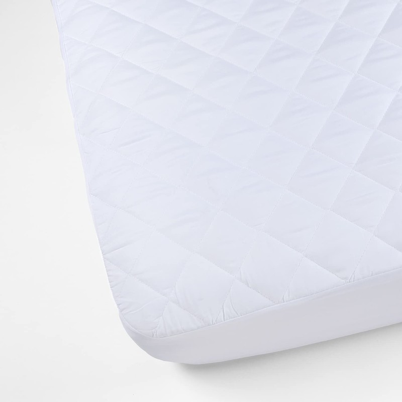 Pikolin Home – Cushioned Mattress Protector, Waterproof and Breathable, white,