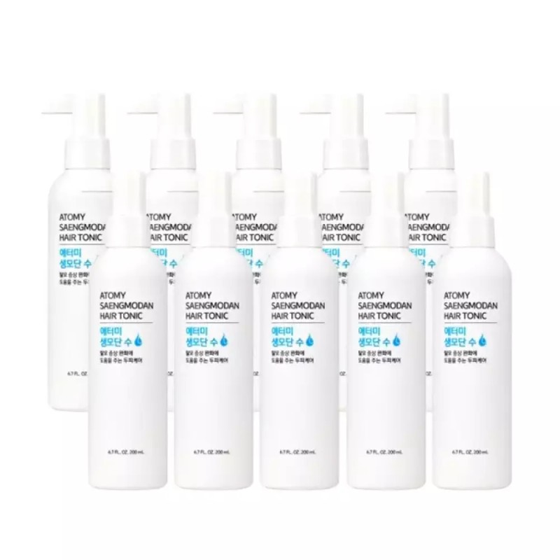 Atomy 애터미 생모단수 머리빠짐 완화 두피케어 200ml 10개 Atomy Sangmo-Dan-Soo