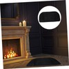 Gatuida Fireproof Half Fireplace Mat Stylish Floor Protector for Use