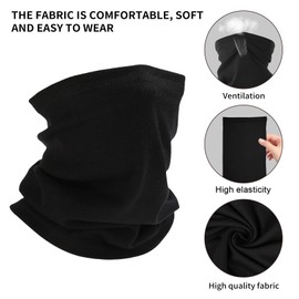 3 Pieces Multifunctional Scarf Tube Scarf Men Women Windproof Sun Protection Face Mask Bandana Breathable Winter Loop Scarf Elastic Sports Neckerchief for Outdoor Skiing Motorcycle Cycling Running,