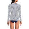 Lands' End Women's Long Sleeve Relaxed UPF 50 Rash Guard,
