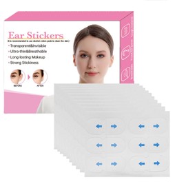 60PCS Cosmetic Ear Corrector,Ear Tape for Big Ears,Solve Big Ear Problem with Ear Stickers by Pinning Back Ears,Waterproof Ear Stickers,Aesthetic Correctors for Prominent Ear,Ear Correctors Adults