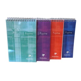 Pack of 3 Clairefontaine Wirebound Notepads (colors may vary) - lined - 5-3/4 in. x 8-1/4 in.