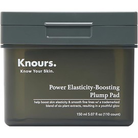 Knours. Power Elasticity-Boosting Plump Pad, Firming & Rejuvenating with Plant Extract (150 ml 5.07 fl.oz. 110 count) K-Beauty Skincare