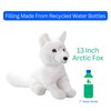 The Petting Zoo Arctic Fox Stuffed Animal Plushie, Gifts for