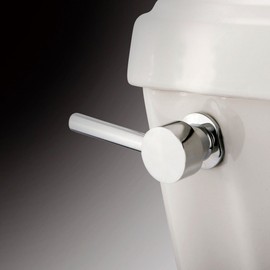 Kingston Brass KTDL1 Concord Front Mount Toilet Tank Lever, Left/Right Installation in Polished Chrome