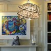 Chi-buy Modern Shiny Ceiling Lamp Shade Modern Polished Chrome and