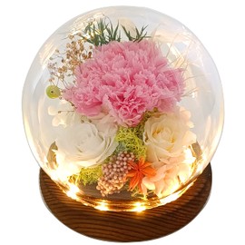 Valley of Rain & Forest Long-Lasting Real Flowers, Unique Floral Gift For you to send Love for All Occasions, for Indoor Decoration (Pink Carnation, White Rose, Yellow-Champagne Rose)