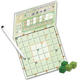 Horrible Guild Railroad Ink Challenge: Lush Green Edition - Roll Dice and Draw Railways and Routes, Goal Cards to Expand Your Rail Map - Expansion Dice Included, Plays with 1-6 players, 20-30 mins