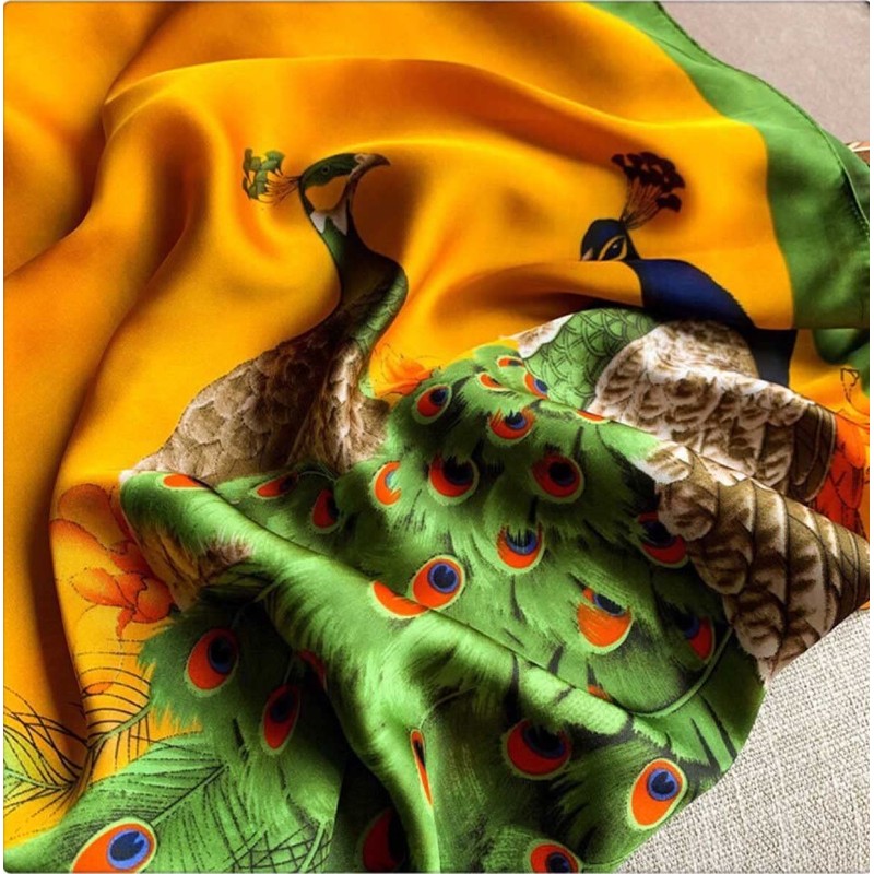 Acotavie Scarfs for Women Lightweight Print Floral Pattern Scarf Fashion