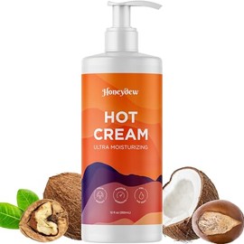 Maple Holistics Hot Cream Sweat Enhancer - Premium Body Sculpting Sweat Cream with Invigorating Botanical Extracts - Extra Strength Cellulite Cream for Thighs Belly and Bum with Firming Body Oils (12 Fl Oz)