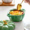 Pumpkin Bowl Set with Lid and Handle, Set of 2