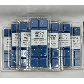 Devon Melts - Moon & Stars (RADX Type) - Highly Scented 100% Soy Wax Snapbar