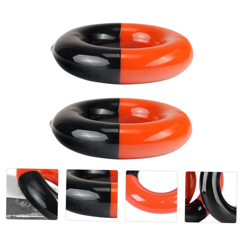 KOMBIUDA Golfing Weighted Practice Tools Rubber Golf Ring Swing Training