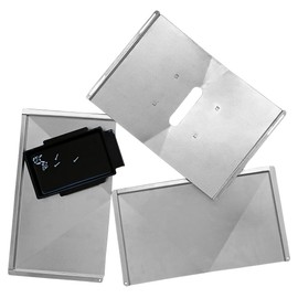 Quickflame Replacement Grease Tray Set for 2-3 Burner BBQ Grill Models (Small to Mid-Size Grills) from Nexgrill, Dyna Glo, Weber, Kenmore, BHG and Others (16 to 18 inches Wide) (GT18)
