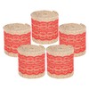 5Pcs Burlap Ribbon Lace Linen Roll Jute Belt DIY Hand