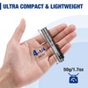 WORKPRO Rechargeable Pen Light, Mini Flashlight, 2 Pack Ultra-Compact EDC