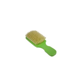 Bass Brushes | The Wave Brush | Groom & Condition Men's Hair Brush | Premium Natural Bristle SOFT | High Polish Acrylic Handle | Classic Club Style | Gorgeous Green Finish | Model 153S - GGN