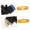 KICHOUSE Plastic Connectors 16pcs Set Air Fittings Kit for Compressor