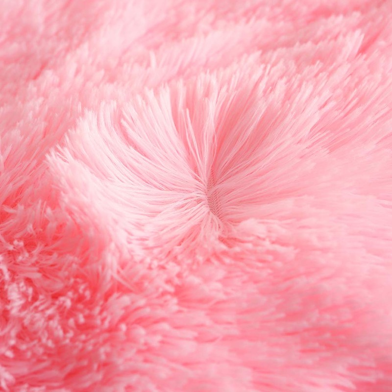 Uhamho Faux Fur Velvet Fluffy Bedding Duvet Cover Set Down