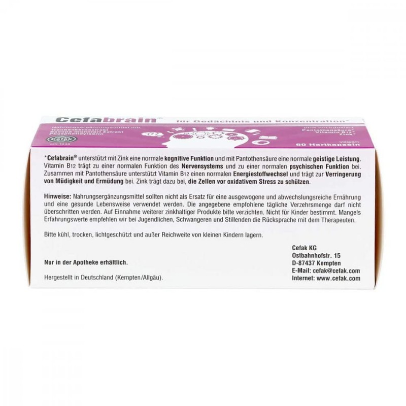 CEFABRAIN Hard Capsules