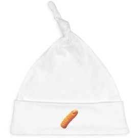 Azeeda 'Funny Fish Finger' Baby Beanie Hat (BH00032792) White