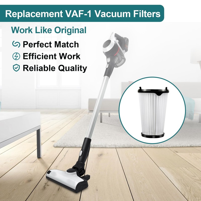 6-Pack HEPA Filters,VAF-1 Vacuum Filters Replacement for Electrolux Ergorapido Stick