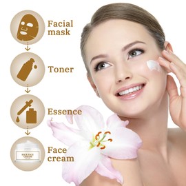 Rice Weißes Reis Gesichtscreme,50 G Anti-Falten Reis Gesichtscreme Reis Gesicht Feuchtigkeitscreme Anti-Aging Gesichtscreme,Reis Anti-Aging Feuchtigkeitscreme Lässt Jeden Tag Feine Linien Verschwinden