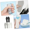NOLITOY 2sets Men Women's Foot Arch Supports Breathable Latex Insoles