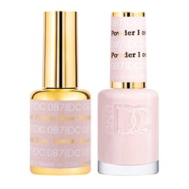 DAISY DND- Juego de esmaltes en gel DND DC, colección Beige Nude, esmalte en gel UV/LED y laca de uñas de secado al aire, color C a juego