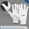 SPORTAXIS 100% Cotton Inner Gloves for Cricket Batting, Wicket Keeping-