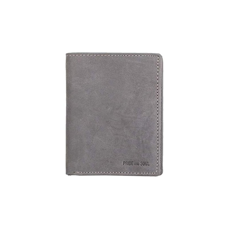Women's and Men's Genuine Leather Wallet in Portrait Format, Wallet