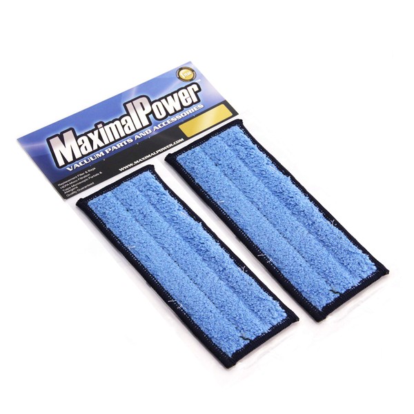MaximalPower Replacement Washable Reusable Wet/Dry Mopping Pads for iRobot Braava Jet 240 (2)