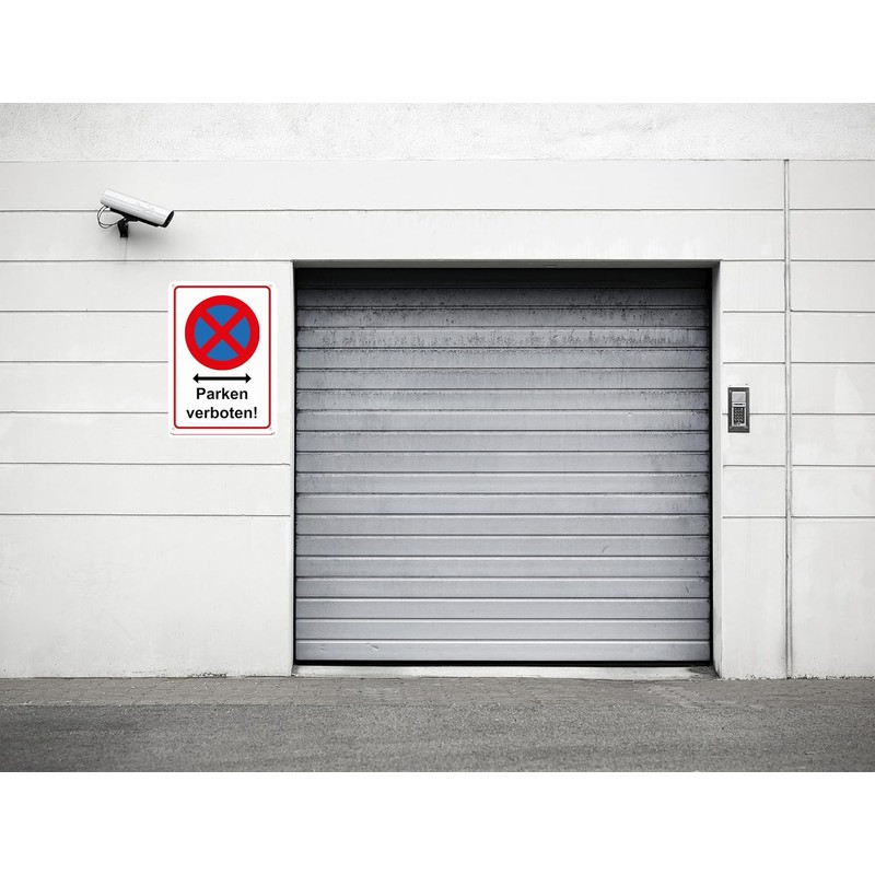 2 x Parking Prohibited Aluminium Reflective, 25 x 35 cm