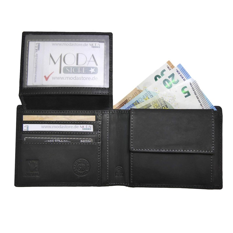 Greenburry Vintage 1794B RFID 20 Leather Card Case RFID Safe