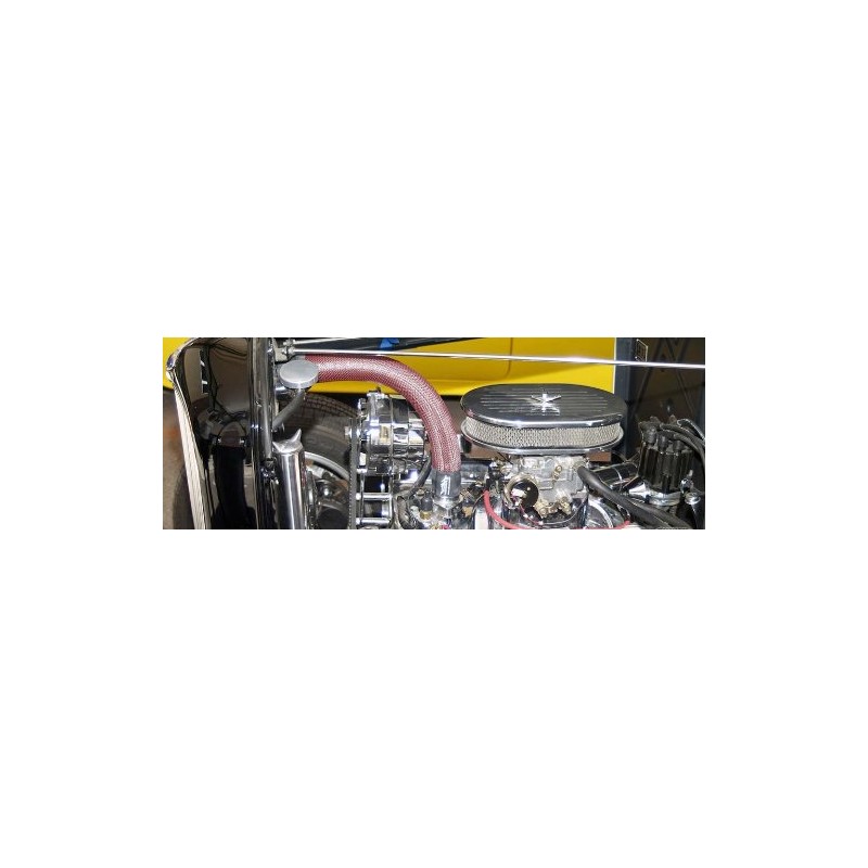 Hose Candy 309050005 Black Carbon Fiber Upper Radiator Hose Skin