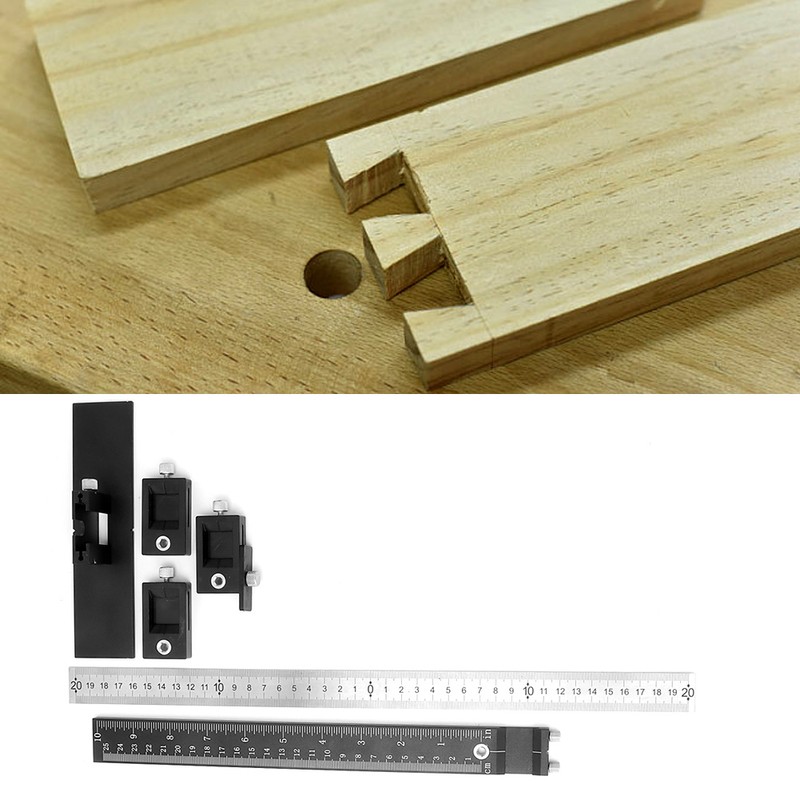 Woodworking Dowel Jig Wood Hole Punching Drilling Guide Locator Positioning