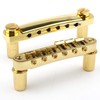 Unxuey Gold Guitar Saddle Bridge Tune-O-Matic Roller Tailpiece and 3L3R