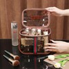 Vintage Waterproof Transparent Storage Bag with Wide Handheld Design, Stylish