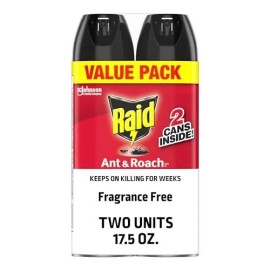 Raid Ant & Roach Killer 26, Fragrance Free Bug Killer for Home Use, Kills...