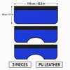 3-Piece Magnetic PU Leather Car Fender Cover Set for Auto