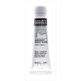 LIKITEX Gouache Acrylic Plus 20ml Tube 070 Bright Silver