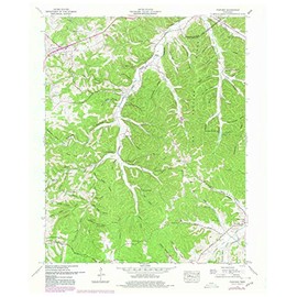 YellowMaps Fairview TN topo map, 1:24000 Scale, 7.5 X 7.5 Minute, Historical, 1951, Updated 1980, 27.4 x 22 in - Polypropylene