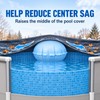 47 Inch Round Winter Pool Pillow for Above Ground Pools,