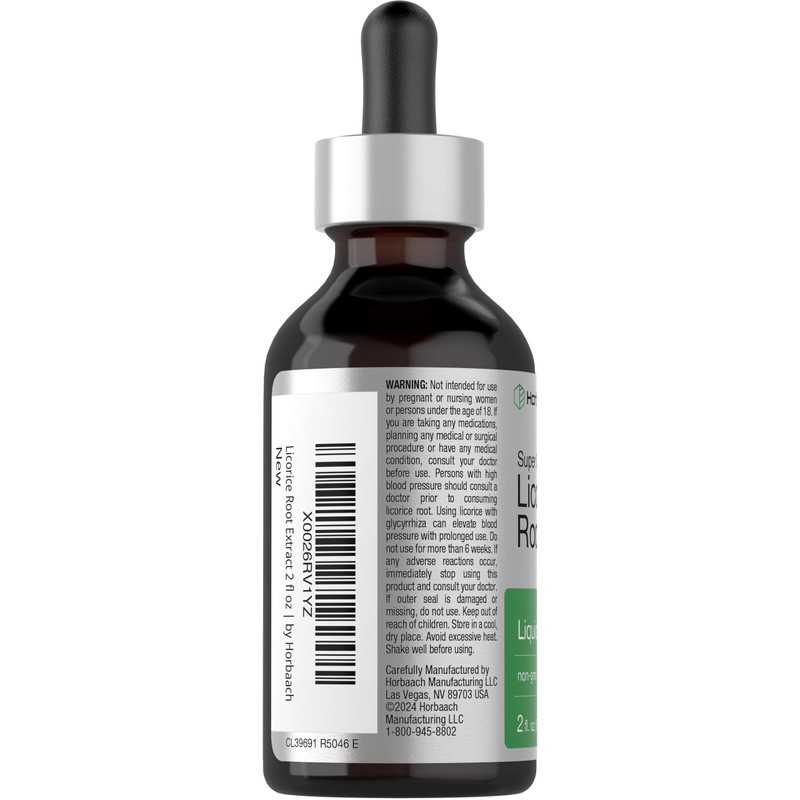 Horbäach Licorice Root Extract | 2 fl oz | Alcohol