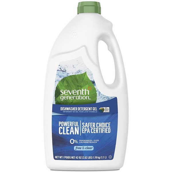 Seventh Generation Free and Clear Dishwasher Detergent Gel 42 Fluid ounce