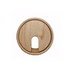 Gedotec Cable grommet beech wood lacquered plain, 1 piece round