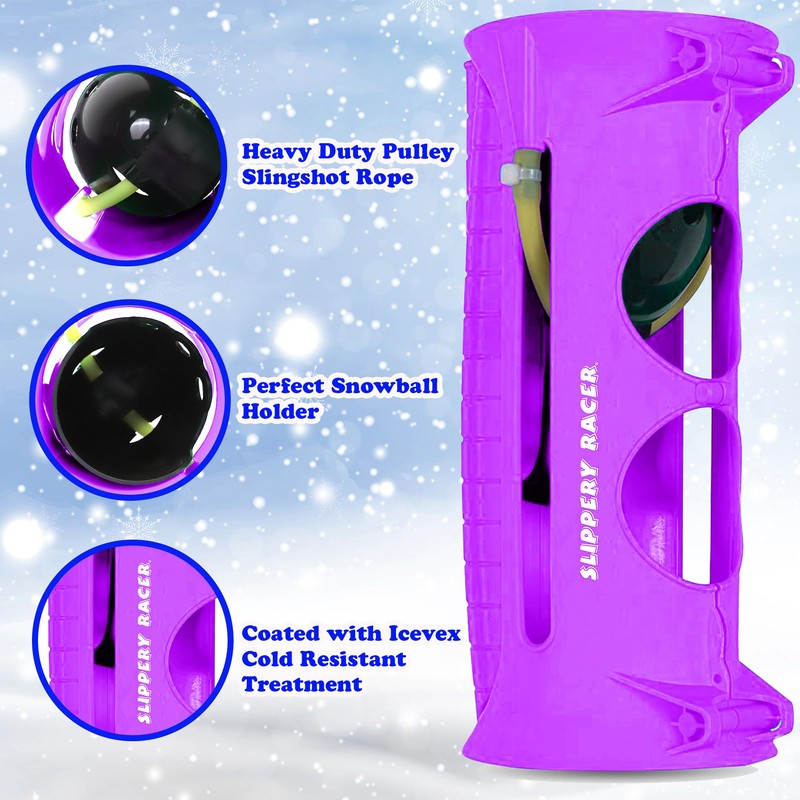 Slippery Racer Xrt Snowball Slingshot (Purple)