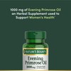 Nature's Bounty Primrose Oil 1000mg, Promotes Women's Health, Herbal Supplement,